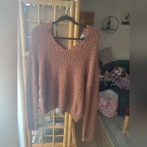 Rue 21 Brown Chunky Sweater